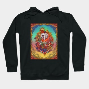 Panda Engraving Surrealism Artwork Hoodie